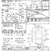 Nissan TEANA лот № 3035 оценка 3.5  с аукциона в Японии 9