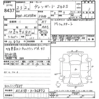 Toyota VANGUARD лот № 8437 оценка 3  с аукциона в Японии 10