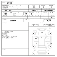 Nissan MARCH лот № 2050 оценка 3.5  с аукциона в Японии 6