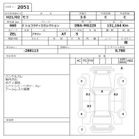 Nissan MOCO лот № 2051 оценка 3.5  с аукциона в Японии 5