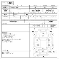 Nissan DAYZ ROOX лот № 1073 оценка R  с аукциона в Японии 6