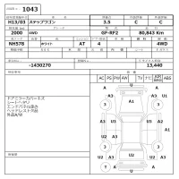 Honda STEP WAGON лот № 1043 оценка 3.5  с аукциона в Японии 6