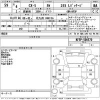 Mazda CX-5 лот № 59 оценка RA  с аукциона в Японии 2