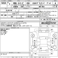BMW 2-Series лот № 5010 оценка 4  с аукциона в Японии 2