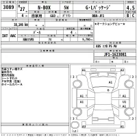 Honda N BOX лот № 3089 оценка 4.5  с аукциона в Японии 2