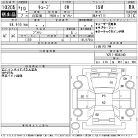 Nissan CUBE лот № 10205 оценка RA  с аукциона в Японии 10