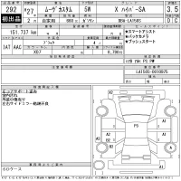 Daihatsu MOVE лот № 292 оценка 3.5  с аукциона в Японии 10