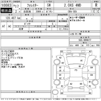 Subaru FORESTER лот № 10083 оценка R  с аукциона в Японии 10