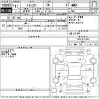 Subaru FORESTER лот № 10092 оценка 3.5  с аукциона в Японии 11