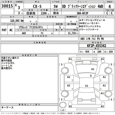 Mazda CX-5  с аукциона в Японии