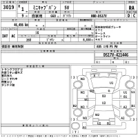 Mitsubishi MINICAB VAN лот № 3019 оценка RA  с аукциона в Японии 2