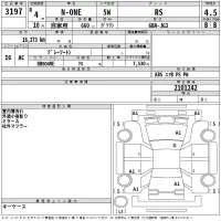 Honda N ONE лот № 3197 оценка 4.5  с аукциона в Японии 2