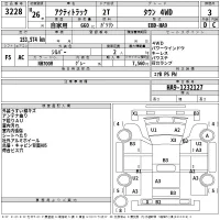Honda ACTY TRUCK лот № 3228 оценка 3  с аукциона в Японии 2