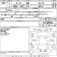 Honda CIVIC лот № 419 оценка 3.5  с аукциона в Японии 2