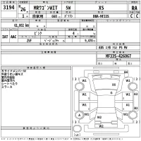 Suzuki MRWAGON лот № 3194 оценка RA  с аукциона в Японии 2