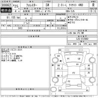 Subaru FORESTER лот № 30862 оценка R  с аукциона в Японии 11