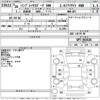 Subaru IMPREZA лот № 33022 оценка 3.5  с аукциона в Японии 2