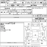 Toyota HARRIER лот № 30070 оценка 3.5  с аукциона в Японии 2