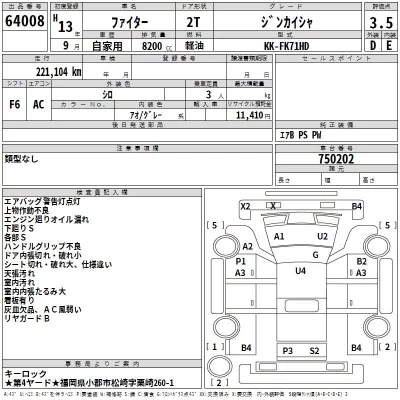 Mitsubishi FUSO FIGHTER  с аукциона в Японии