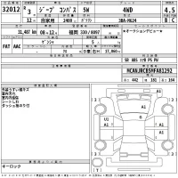 Chrysler JEEP COMPASS лот № 32012 оценка 4.5  с аукциона в Японии 2