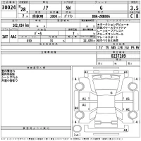 Toyota NOAH лот № 30024 оценка 3.5  с аукциона в Японии 2