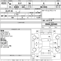 Toyota TANK лот № 4153 оценка R  с аукциона в Японии 2