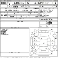 Honda N BOX лот № 30028 оценка R  с аукциона в Японии 2