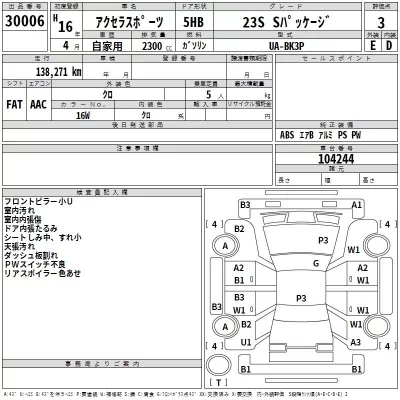 Mazda AXELA  с аукциона в Японии