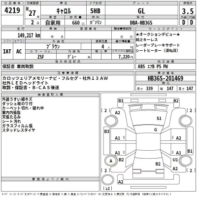 Mazda CAROL  с аукциона в Японии