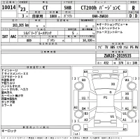 Lexus CT лот № 10014 оценка R  с аукциона в Японии 2