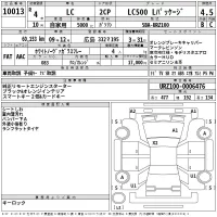 Lexus LC лот № 10013 оценка 4.5  с аукциона в Японии 2