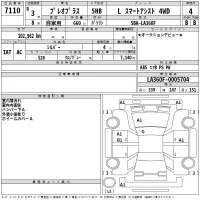 Subaru PLEO PLUS лот № 7110 оценка 4  с аукциона в Японии 2