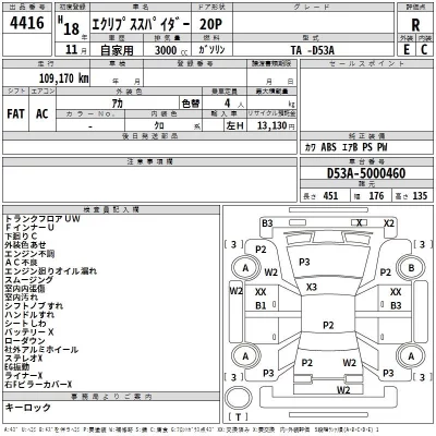 Mitsubishi ECLIPSE  с аукциона в Японии
