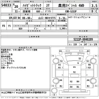 Daihatsu HIJET TRUCK лот № 54033 оценка 3.5  с аукциона в Японии 2