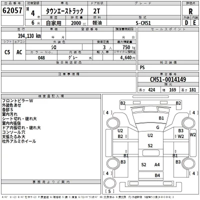 Toyota TOWN ACE TRUCK  с аукциона в Японии