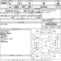Mazda CX-5 лот № 30007 оценка RA  с аукциона в Японии 2