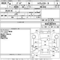 Nissan DAYZ лот № 4024 оценка 3  с аукциона в Японии 2