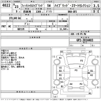 Honda FIT SHUTTLE лот № 4022 оценка 3.5  с аукциона в Японии 2