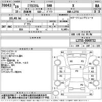 Daihatsu MIRA лот № 70043 оценка RA  с аукциона в Японии 2