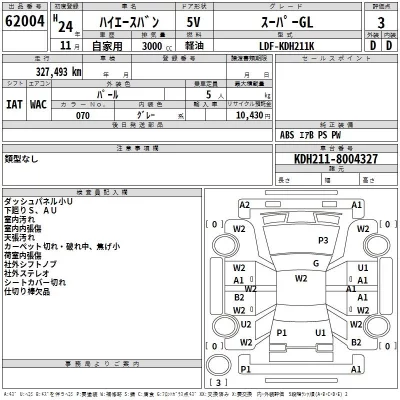 Toyota HIACE VAN  с аукциона в Японии