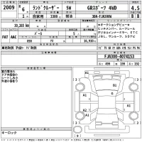 Toyota LAND CRUISER лот № 2009 оценка 4.5  с аукциона в Японии 2