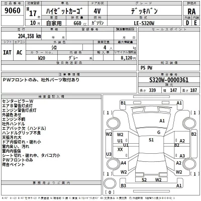 Daihatsu HIJET VAN  с аукциона в Японии