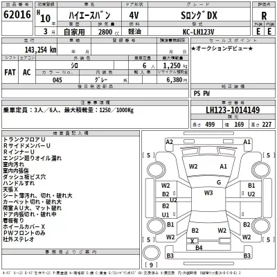 Toyota HIACE VAN  с аукциона в Японии