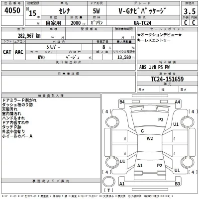 Nissan SERENA  с аукциона в Японии