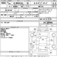 Honda N BOX лот № 9005 оценка 3.5  с аукциона в Японии 2