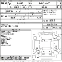 Honda N ONE лот № 74056 оценка 3.5  с аукциона в Японии 2