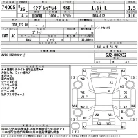 Subaru IMPREZA G4 лот № 74005 оценка 3.5  с аукциона в Японии 2