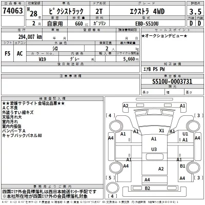 Toyota PIXIS TRUCK  с аукциона в Японии