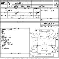 Toyota TOWN ACE TRUCK лот № 62010 оценка 3  с аукциона в Японии 2