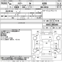 Toyota HARRIER лот № 70202 оценка 3.5  с аукциона в Японии 2